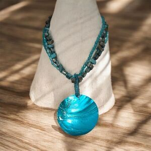 Robert Rose Beaded Necklace